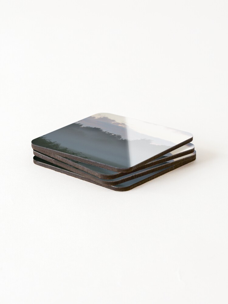 Thumbnail 4 of 5, Coasters (Set of 4), Misty Morning designed and sold by RPMouton.