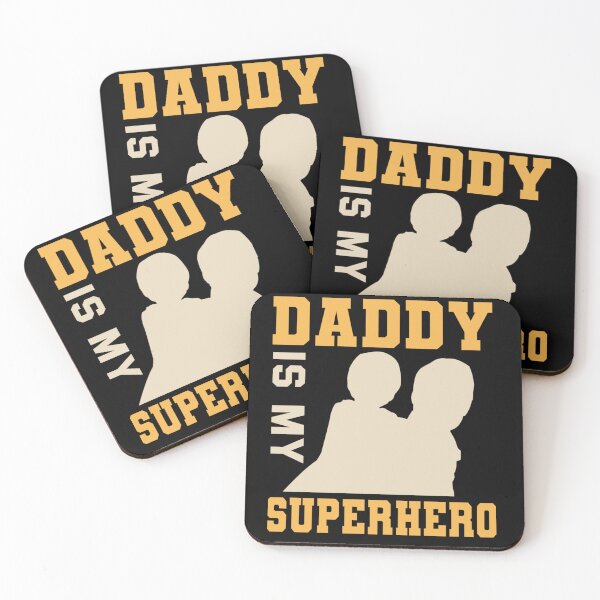 Item preview, Daddy is my superhero designed and sold by CoffeeBreak1.