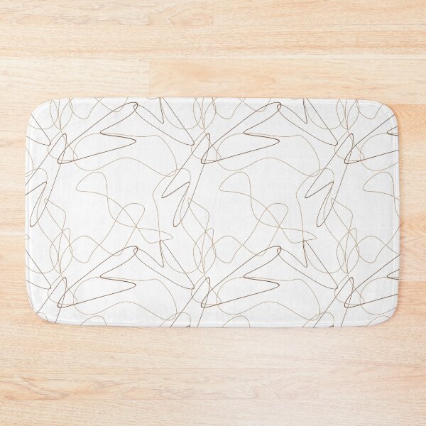Item preview, Hand painted abstract shapes modern seamless pattern in neutral tones designed and sold by tiana-geo.