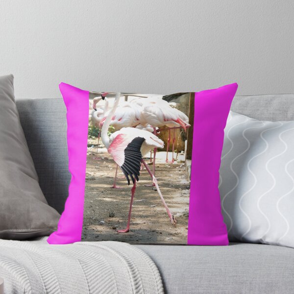 Item preview, Pink Flamingo stretching. designed and sold by Easel.
