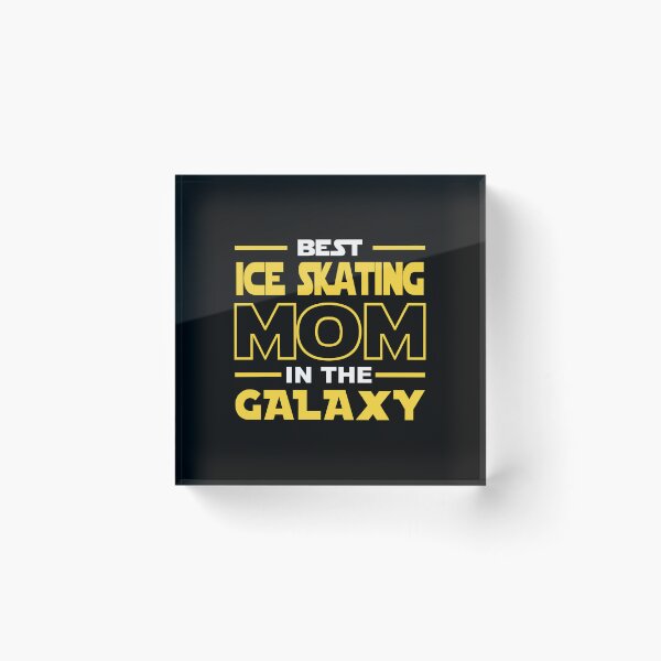 Artikelvorschau, Beste Eislauf-Mutter im Galaxy-Shirt, Eislauf-Vater, Mutter, Mädchen, Liebhaber, Geburtstag, Weihnachten, Muttertag, Zitate, Design-Geschenk entworfen und verkauft von xlnv.