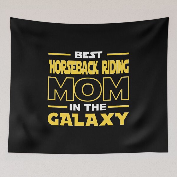 Item preview, Best Horseback Riding Mom In The Galaxy shirt, Horseback Riding Dad Mom Girls Lovers Birthday Christmas Mothers Day Quotes Design Gift designed and sold by xlnv.