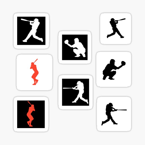 Brilliant Baseballers Design Sticker