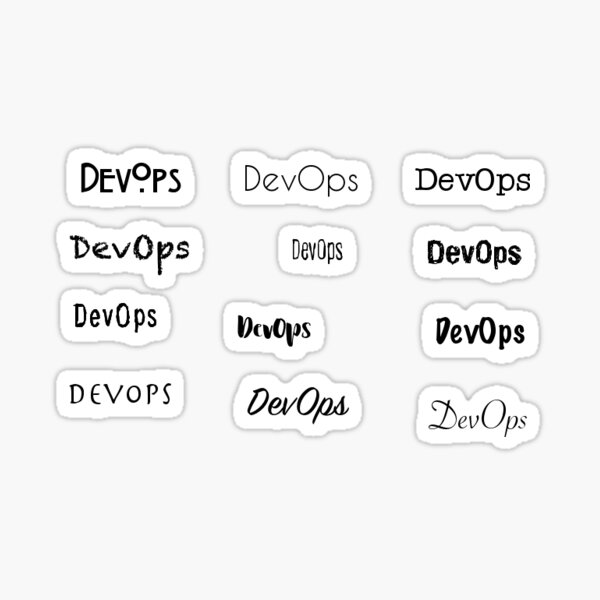 DevOps in so many words Sticker