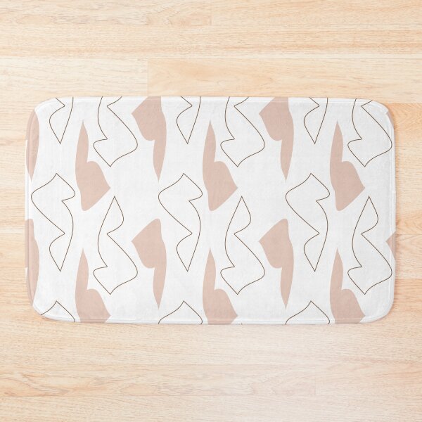 Item preview, Hand painted abstract shapes modern seamless pattern in neutral tones designed and sold by tiana-geo.