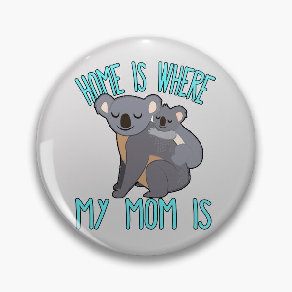 Item preview, Home Is Where My Mom Is Quote Mother & Baby Koala T Shirt designed and sold by funnytshirtemp.