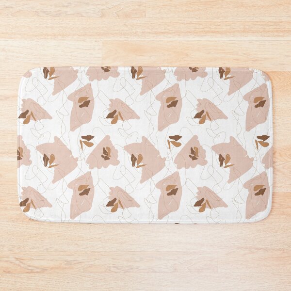 Item preview, Hand painted abstract shapes modern seamless pattern in neutral tones designed and sold by tiana-geo.