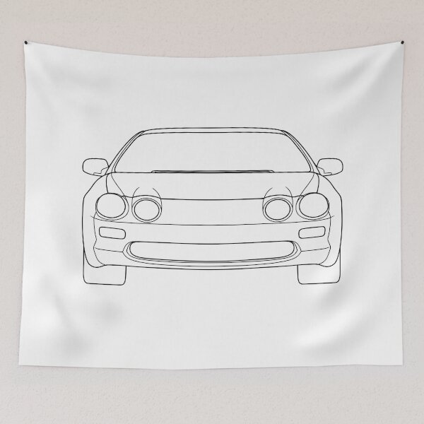 Item preview, Toyota Celica T200 black lines designed and sold by EdimDesign.