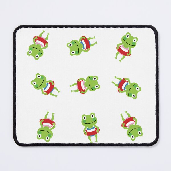 Item preview, Spinning Frogs in Swimming outfit Illustration Boy and Girl version designed and sold by DeliveryGeorge.