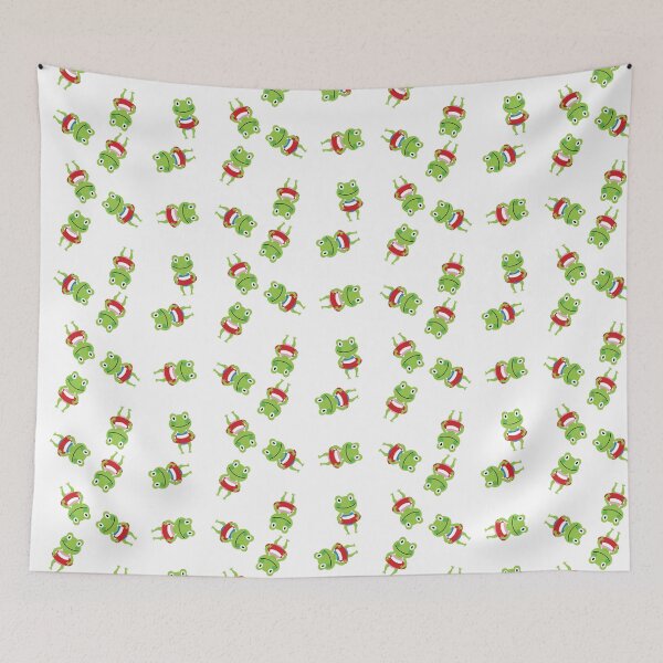 Item preview, Spinning Frogs in Swimming outfit Illustration Boy and Girl version designed and sold by DeliveryGeorge.