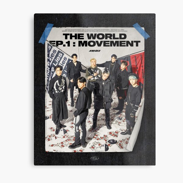ATEEZ - THE WORLD EP.1 : MOVEMENT Metal Print