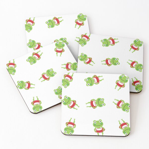 Item preview, Spinning Frogs in Swimming outfit Illustration Girl version designed and sold by DeliveryGeorge.