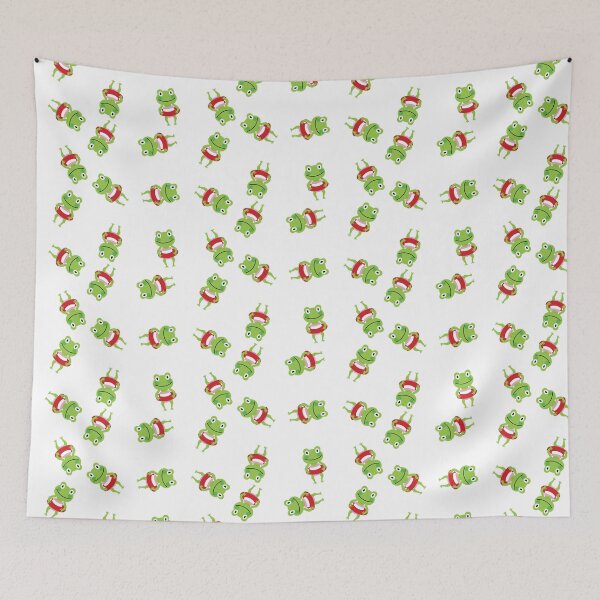 Item preview, Spinning Frogs in Swimming outfit Illustration Girl version designed and sold by DeliveryGeorge.