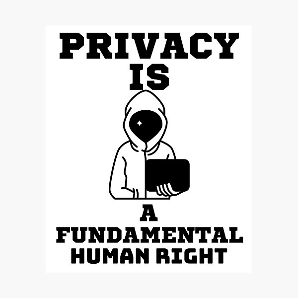 Item preview, Privacy is a fundamental human right designed and sold by theredsharp.