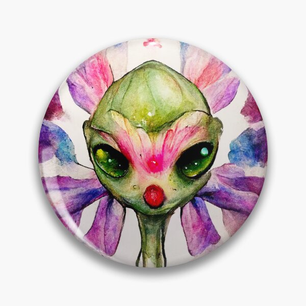 Item preview, Lilliana the Watercolor Flower Monster designed and sold by pixelista.
