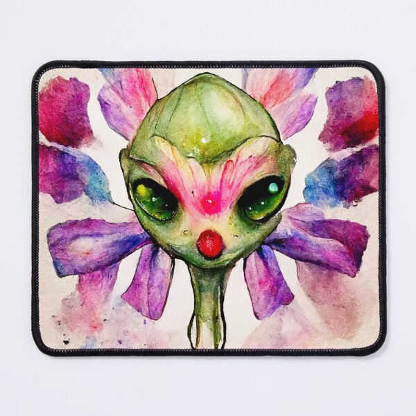 Item preview, Lilliana the Watercolor Flower Monster designed and sold by pixelista.