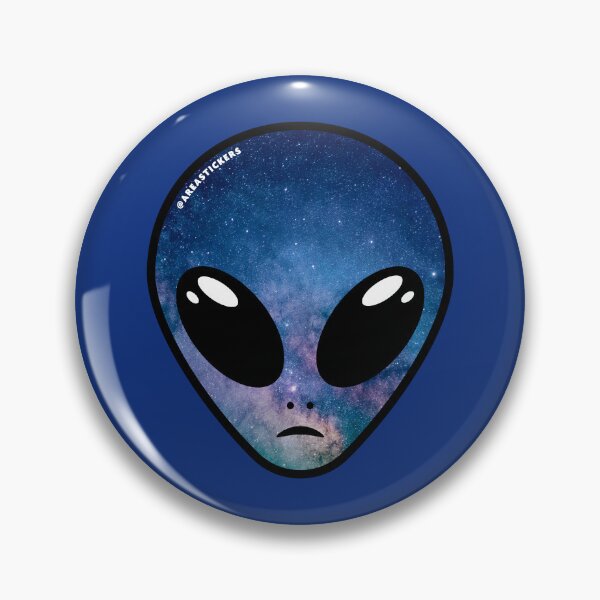 Item preview, Alien head - Space skin designed and sold by AreaStickers.