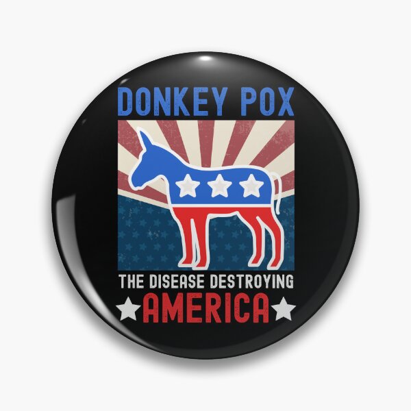 Item preview, Donkey Pox The Disease Destroying America Funny Anti Biden designed and sold by Kaladzishop.