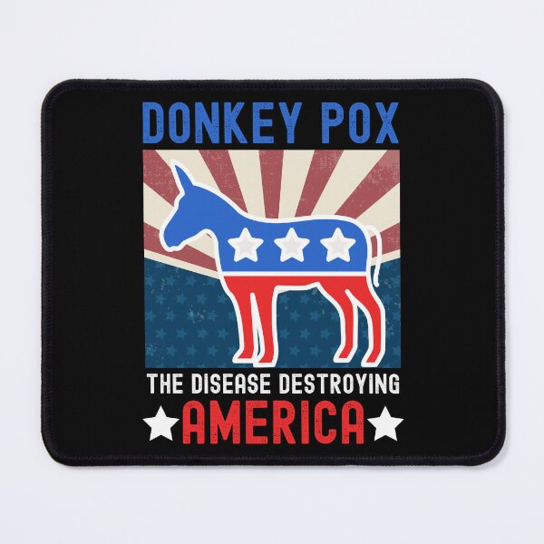 Item preview, Donkey Pox The Disease Destroying America Funny Anti Biden designed and sold by Kaladzishop.