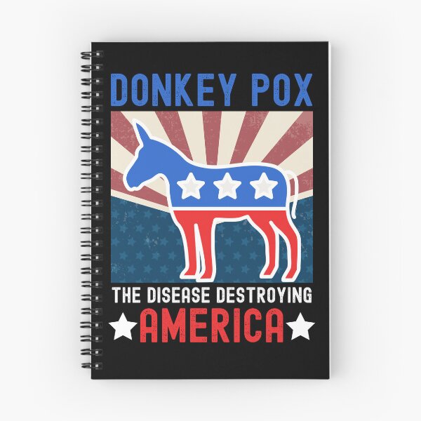 Item preview, Donkey Pox The Disease Destroying America Funny Anti Biden designed and sold by Kaladzishop.