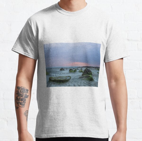 Mudflat along the Dutch coast at sunset Classic T-Shirt