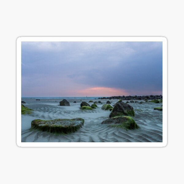 Item preview, Mudflat along the Dutch coast at sunset designed and sold by Dolfilms.