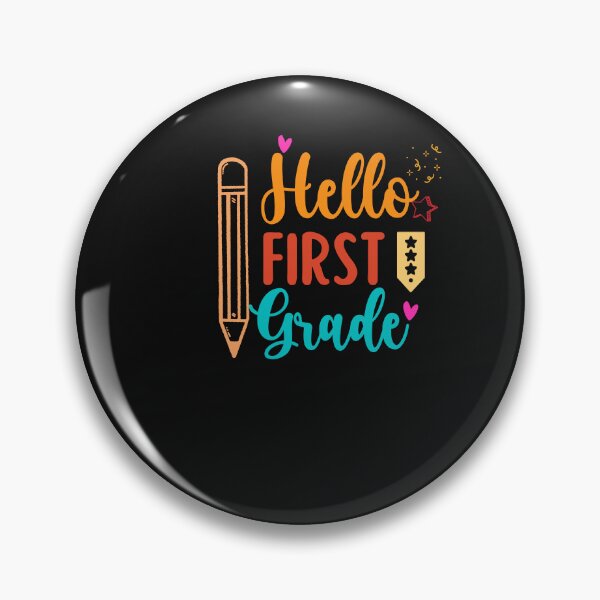 Item preview, Hello first Grade - Back to School season designed and sold by Rainbow Designs.