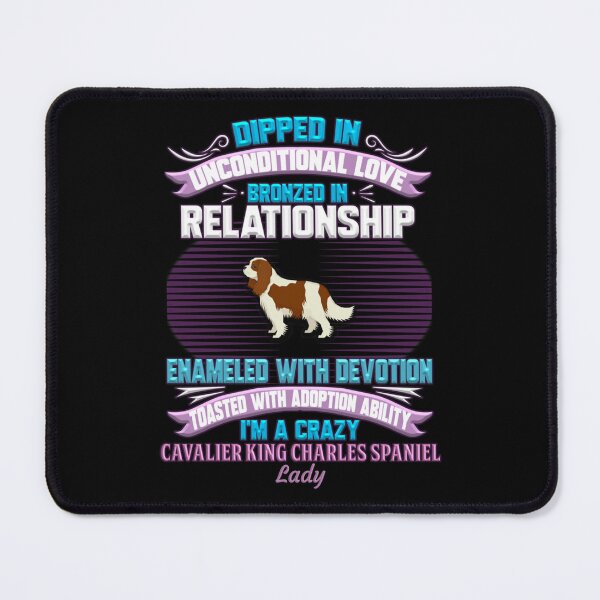 Item preview, Cavalier King Charles Spaniel Lady -  I_m A Crazy Cavalier King Charles Spaniel Lady  designed and sold by CariLinnDesigns.