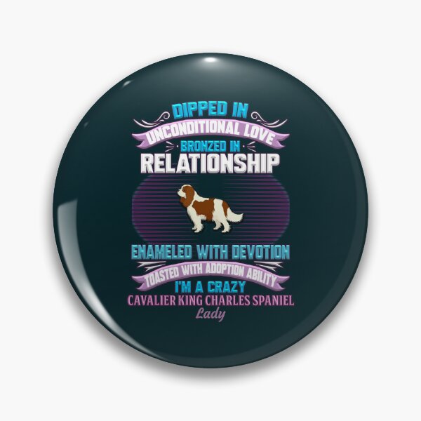 Item preview, Cavalier King Charles Spaniel Lady -  I_m A Crazy Cavalier King Charles Spaniel Lady  designed and sold by CariLinnDesigns.