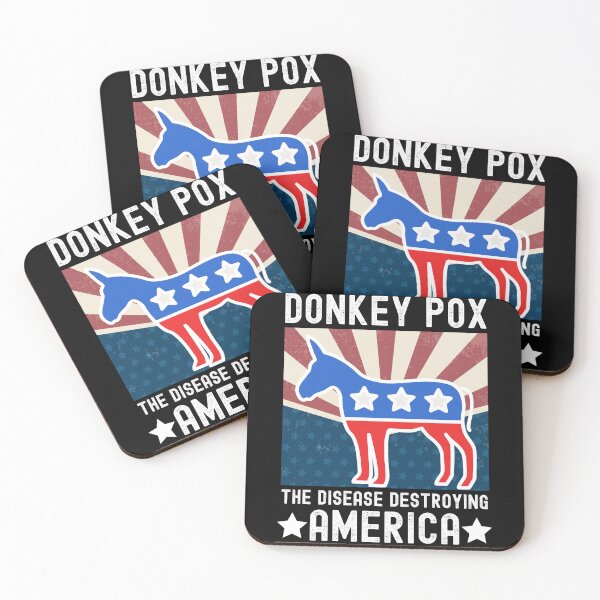 Item preview, Donkey Pox The Disease Destroying America Funny Political Anti Biden  designed and sold by Kaladzishop.