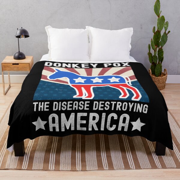 Item preview, Donkey Pox The Disease Destroying America Funny Political Anti Biden  designed and sold by Kaladzishop.