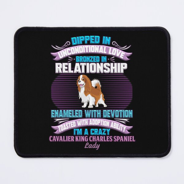 Item preview, Cavalier King Charles Spaniel Lady -  I_m A Crazy Cavalier King Charles Spaniel Lady   designed and sold by CariLinnDesigns.