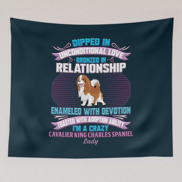 Item preview, Cavalier King Charles Spaniel Lady -  I_m A Crazy Cavalier King Charles Spaniel Lady   designed and sold by CariLinnDesigns.
