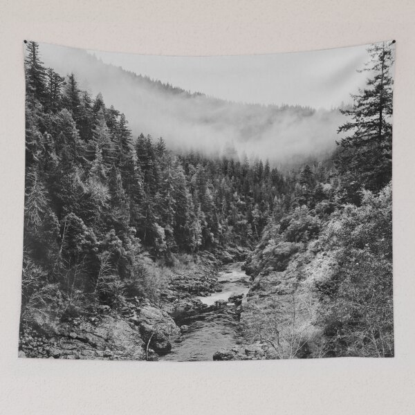 Item preview, Black & White River in the Forest designed and sold by PhotoStore.