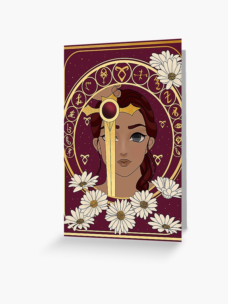 Cordelia Carstairs Shadowhunters Greeting Card by AlessaPanda