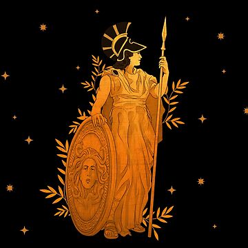 Greek Mythology - Athena Ancient Greek History Dark Academia Sticker for  Sale by just-being-you