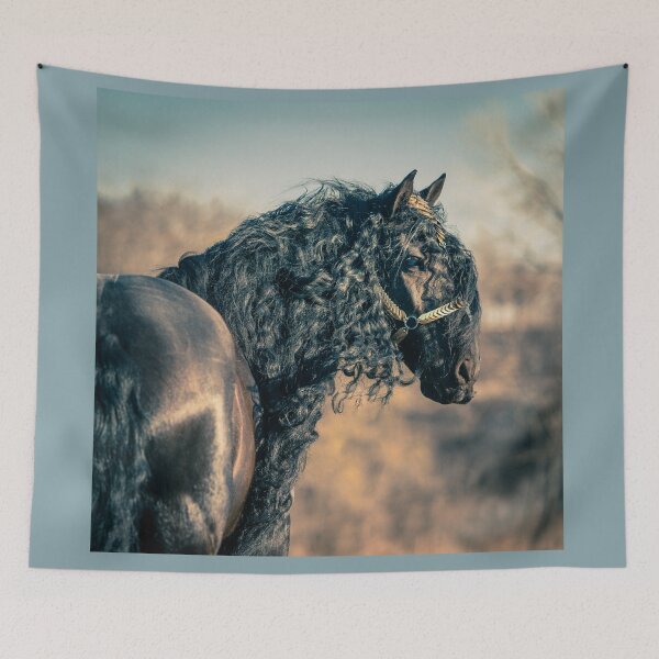 Item preview, Aslan Friesian Horse I designed and sold by HiddenRockRanch.