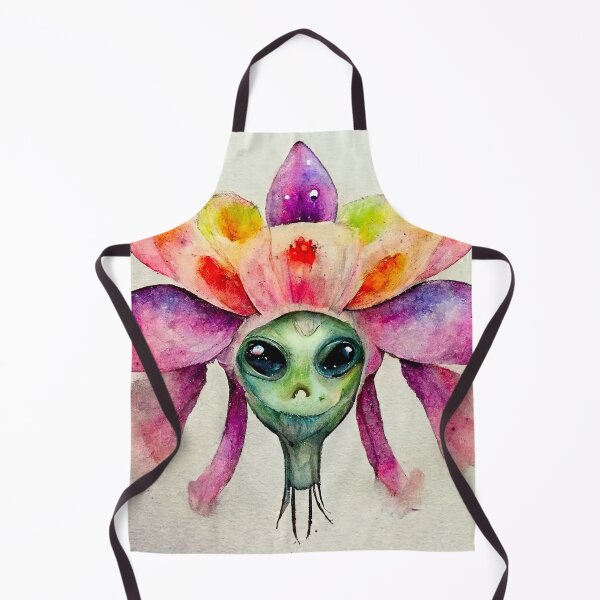 Item preview, Leilani the Watercolor Flower Monster designed and sold by pixelista.
