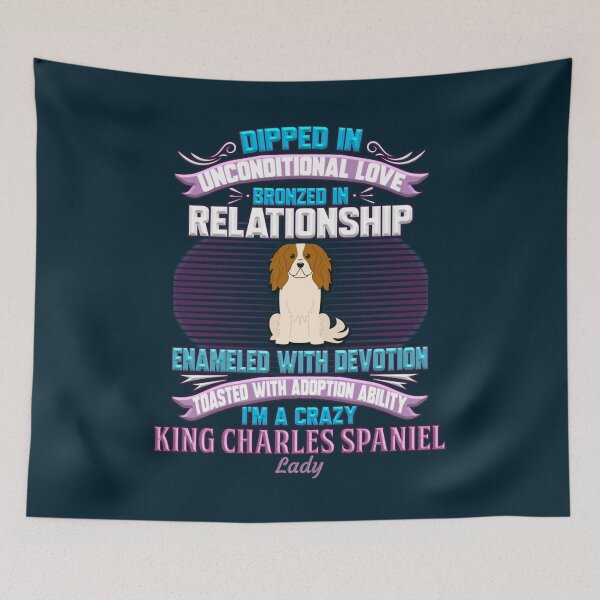Item preview, King Charles Spaniel Lady -  I_m A Crazy King Charles Spaniel Lady   designed and sold by CariLinnDesigns.