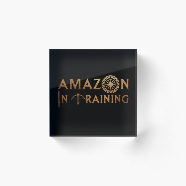 Amazon In Training Acrylic Block