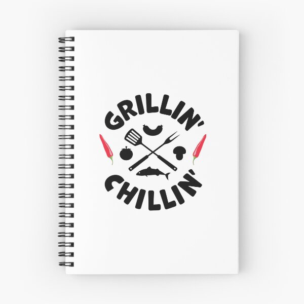 Item preview, Grilling and Chilling Barbecue party BBQ Grill Grillin' Chillin' designed and sold by KateBilous.