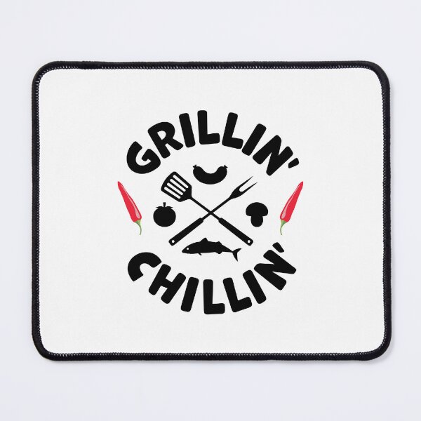 Item preview, Grilling and Chilling Barbecue party BBQ Grill Grillin' Chillin' designed and sold by KateBilous.
