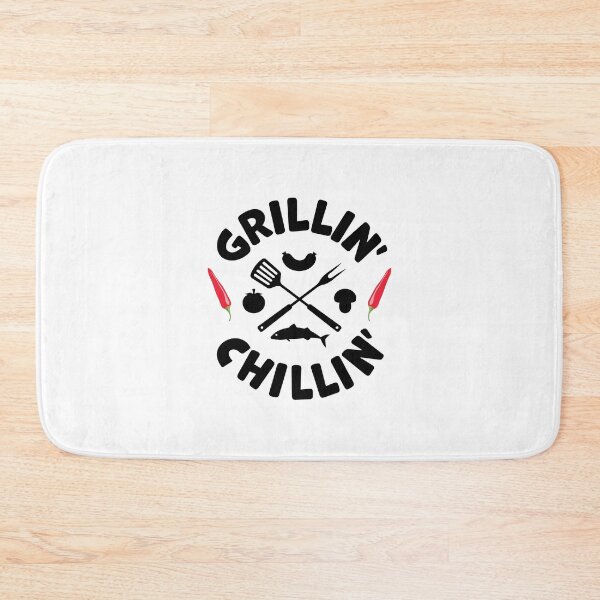 Item preview, Grilling and Chilling Barbecue party BBQ Grill Grillin' Chillin' designed and sold by KateBilous.