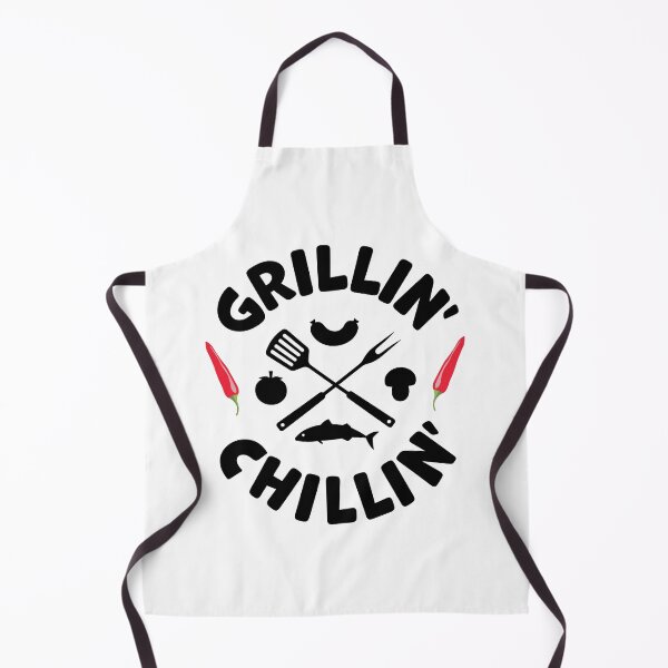 Item preview, Grilling and Chilling Barbecue party BBQ Grill Grillin' Chillin' designed and sold by KateBilous.