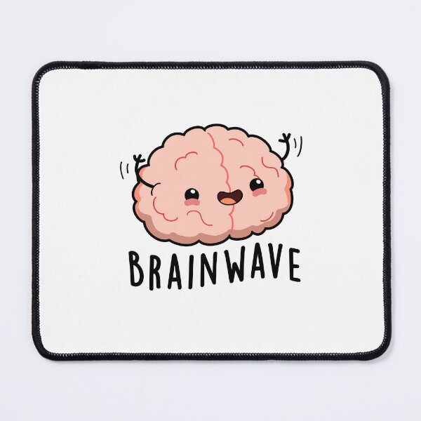 Item preview, Brain Wave Funny Anatomy Puns  designed and sold by punnybone.