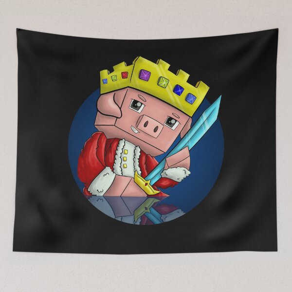 Item preview, Technoblade Pig King Classic T-Shirt designed and sold by Scotmurphy.