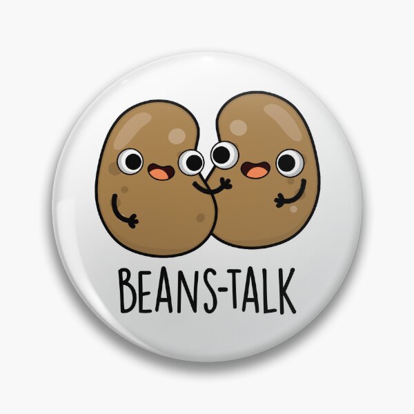 Item preview, Beans Talk Funny Veggie Puns  designed and sold by punnybone.
