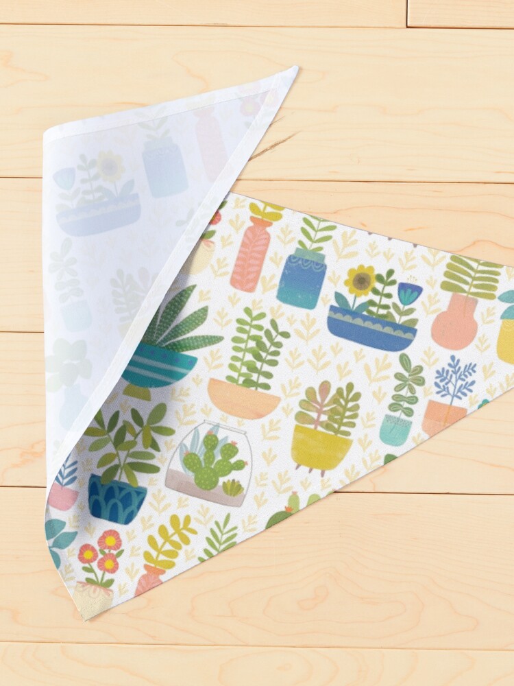 Alternate view of Happy House Plants Pet Bandana