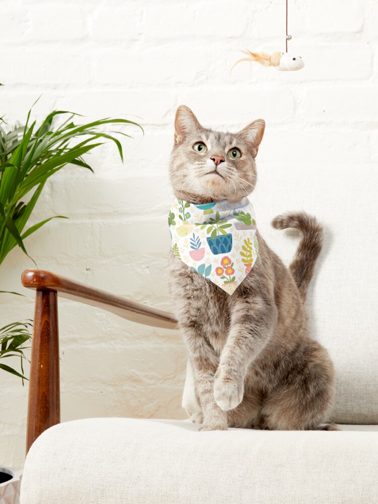 Alternate view of Happy House Plants Pet Bandana