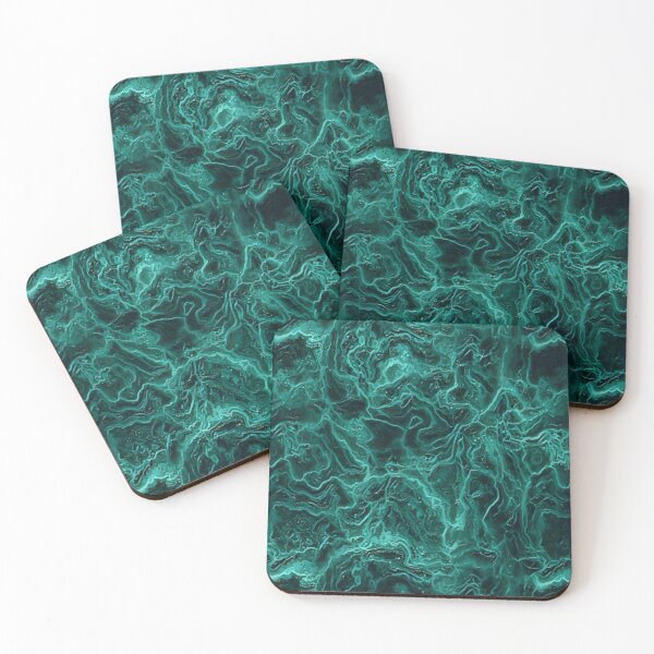 Item preview, Abstract liquify teal,black pattern designed and sold by cutecrazytshirt.